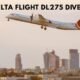 delta flight dl275 diverted lax
