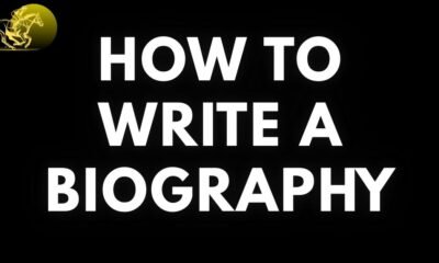 how to write a biography