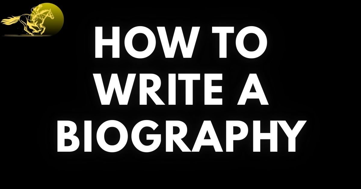 how to write a biography